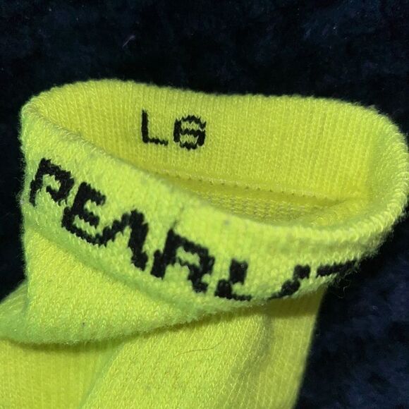 Pearl Izumi unisex High Visibility cycling bike racing brite yellow racing socks - Picture 3 of 3